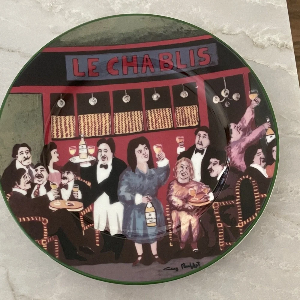 Williams Sonoma Wine Celebration Coasters - Red, Green, Black